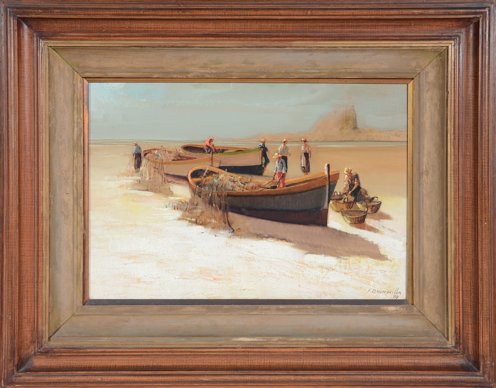 Francesco Brunocilla (1948), Barcos na areia - foto 2 de 5