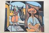 Di Cavalcanti (1897-1976),  - Gravura - tiragem 42/200. Pequenos pontos de fungo e umidade.