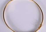 Pulseira "escrava" de ouro 18 k., contraste 720... - Pulseira "escrava" de ouro 18 k., contraste 720 mls. (Por motivos de segurança a peça não se encontra na loja).