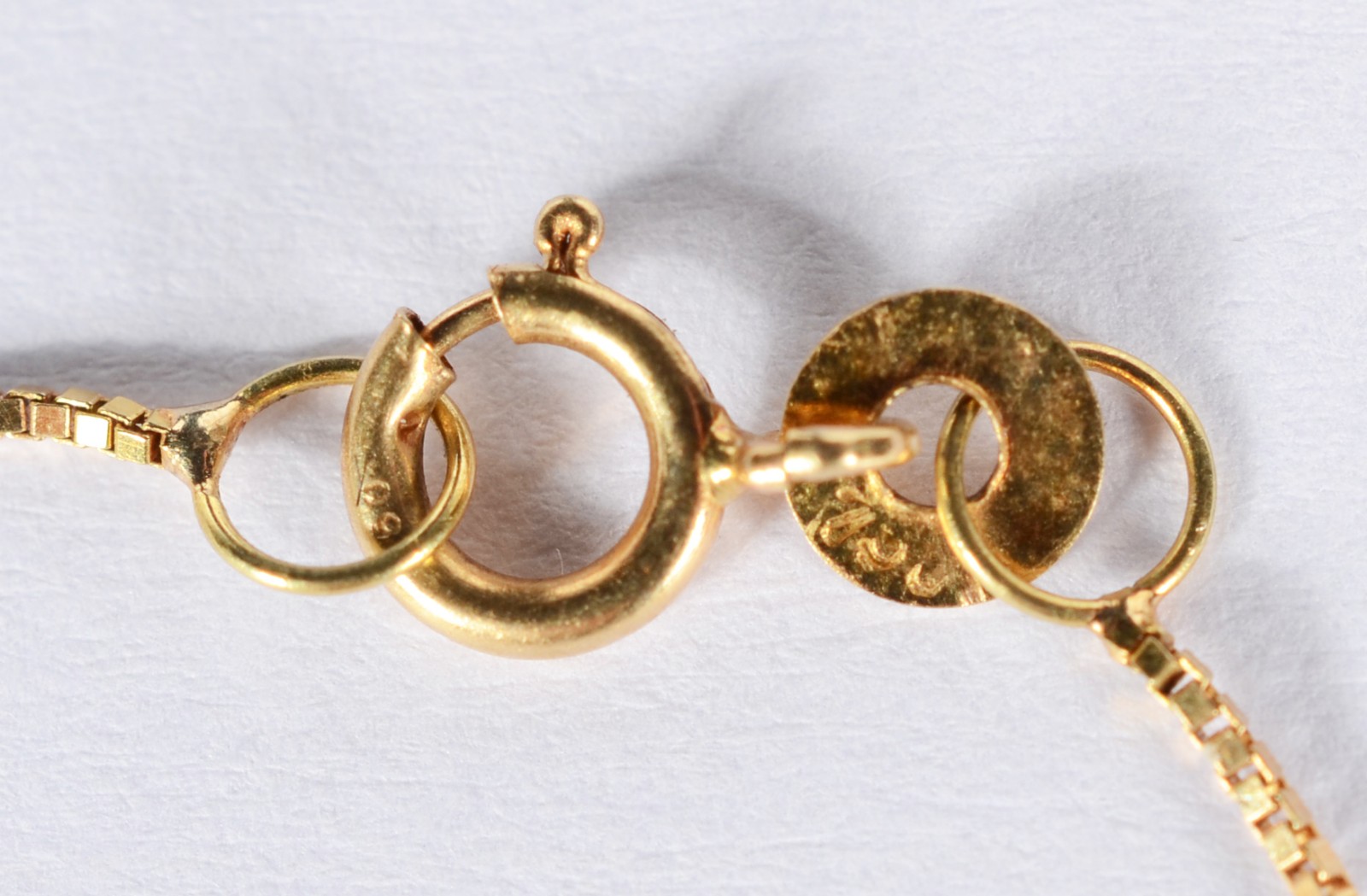 Pulseira de criança de ouro 18 k., contraste 750 mls com mini... - foto 2 de 5
