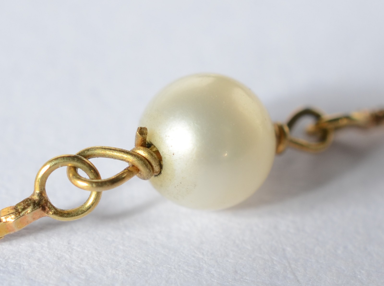Pulseira de criança de ouro 18 k., contraste 750 mls com mini... - foto 5 de 5