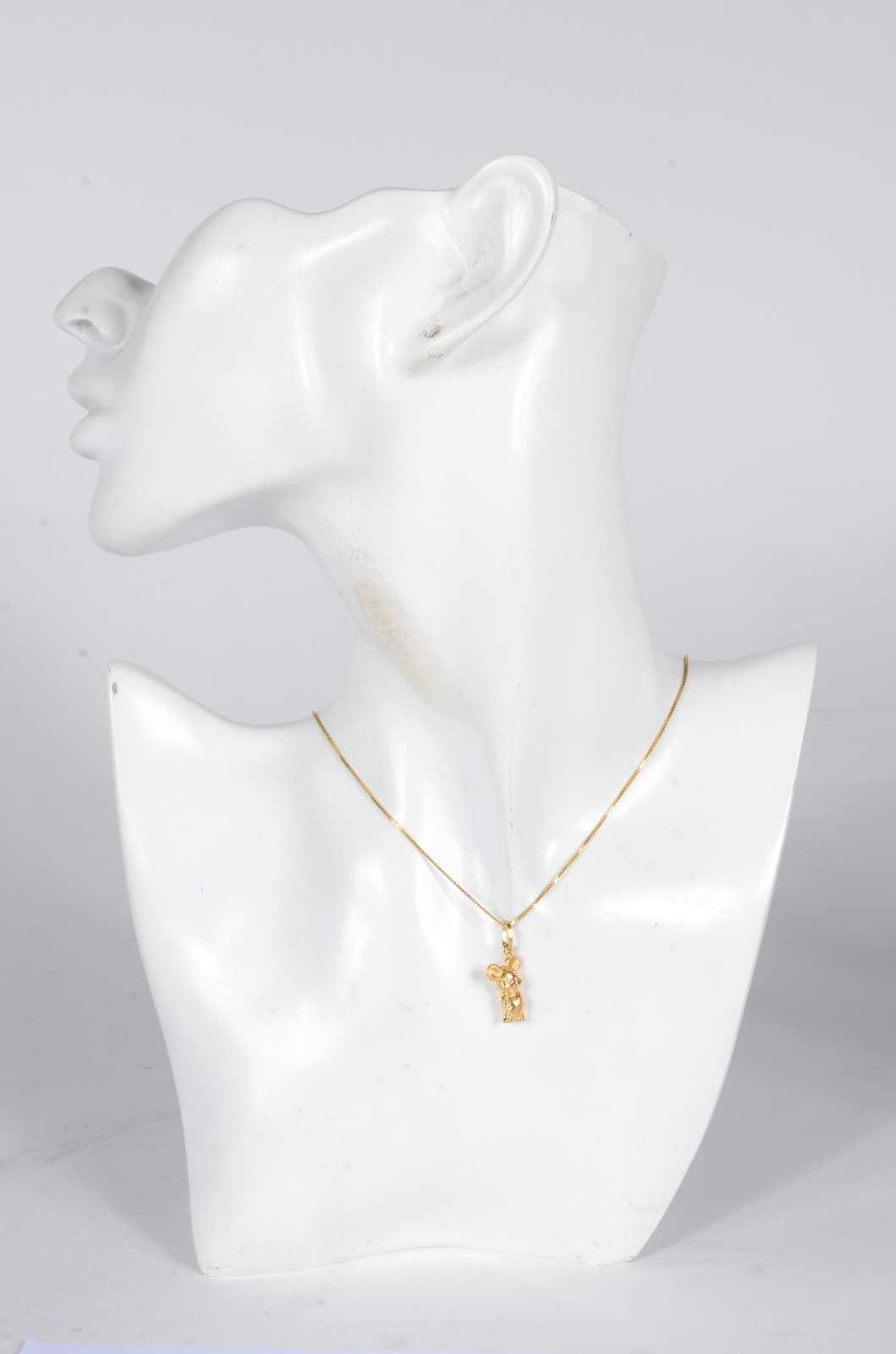 Colar com pendente de ouro 18 k., contraste 750 mls . (Por motivos de... - foto 5 de 5