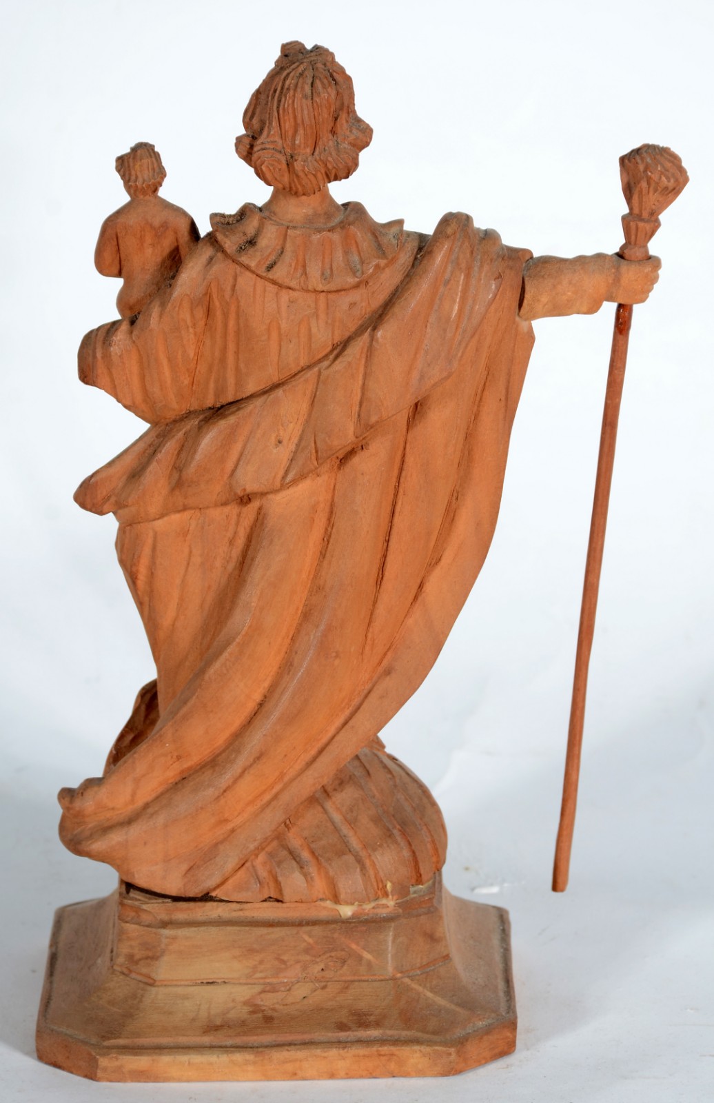 Arte popular - Escultura de madeira representando Sã José. - foto 7 de 8
