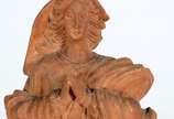 LUZIA DANTAS,  - Arte popular - Escultura de madeira representando Nossa Senhora.