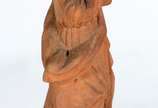 LUZIA DANTAS,  - Arte popular - Escultura de madeira representando Nossa Senhora.