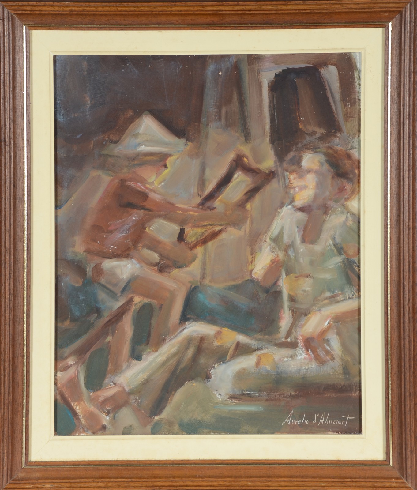  Aurélio D'Alincourt (1919-1990), Crianças brincando - foto 2 de 4