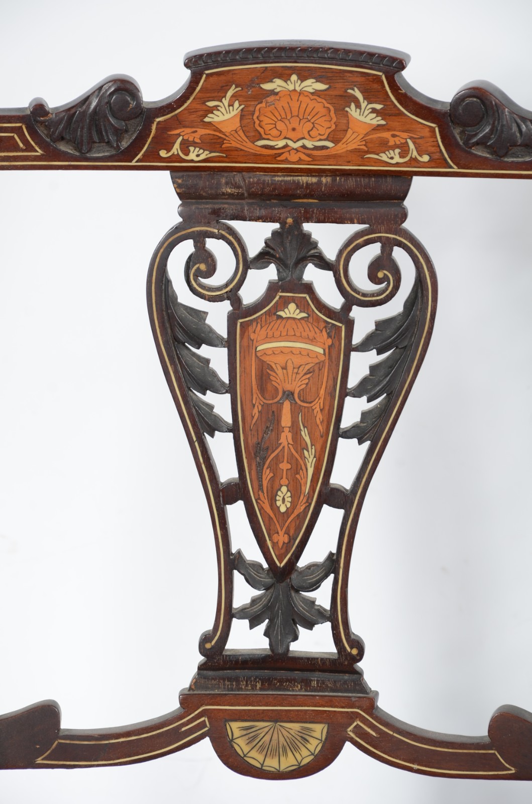 Lindo par de cadeiras inglesas "nurse chair" de madeira nobre... - foto 4 de 7