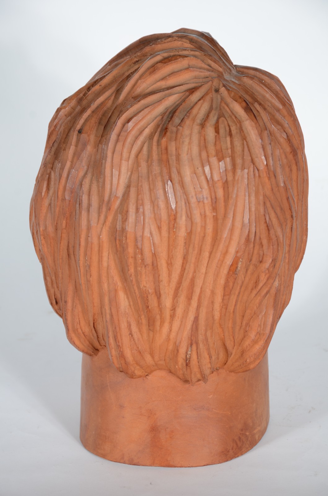 Ex voto - Cabeça esculpida em madeira nobre. - foto 4 de 6