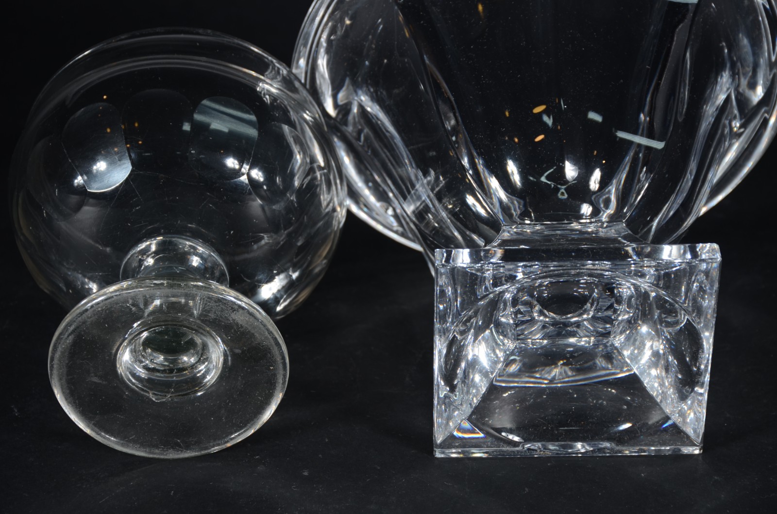 Duas bombonieres de cristal facetado. - foto 5 de 6