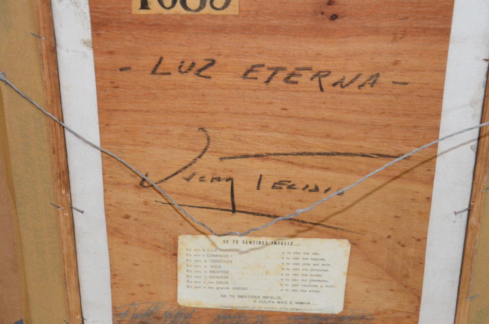 Oscar Tecídio (1926-1995), Luz Eterna - foto 5 de 5