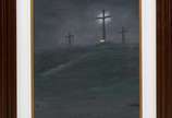 Oscar Tecídio (1926-1995), Luz Eterna - Óleo sobre madeira - datado 1992.