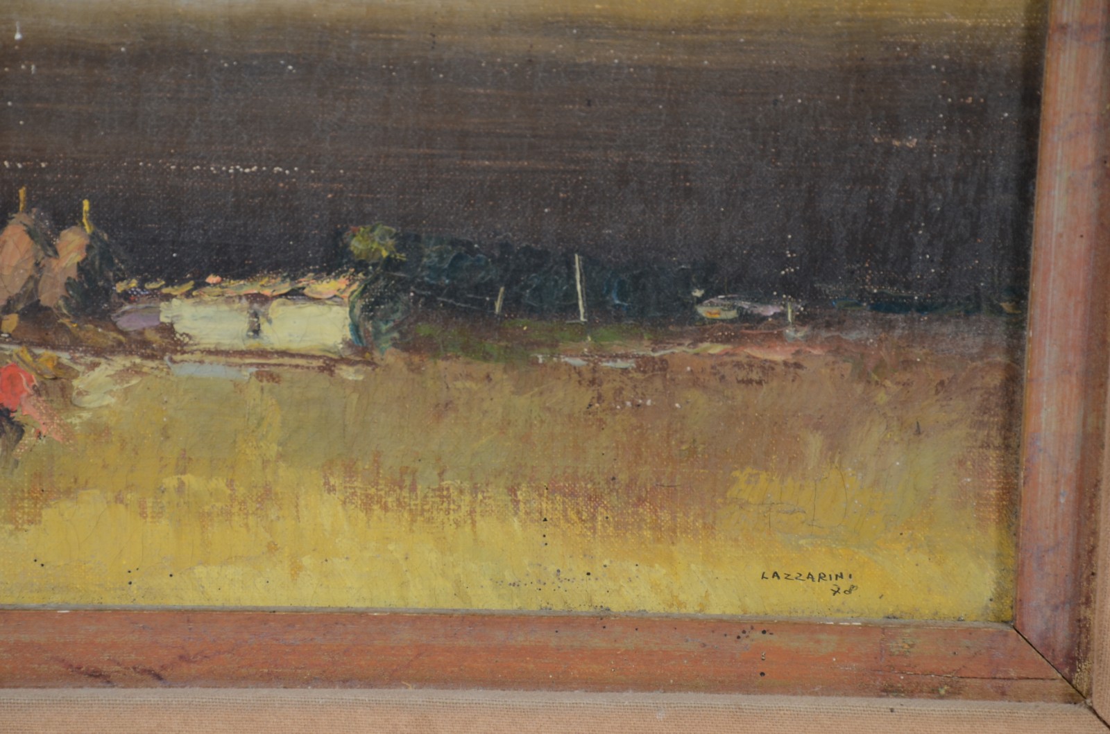  Domenico Lazzarini (1920-1987), Paisagem com casa - foto 3 de 4