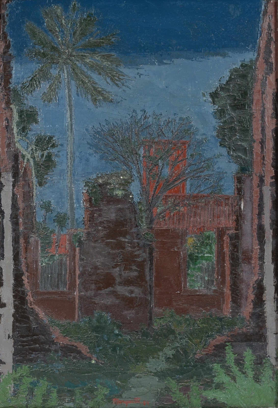 Ivan Marquetti (1941-2004), Ruínas e Torre da Igreja - foto 1 de 5