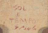 José Paulo Moreira da Fonseca (1922-2004), Sol ... - Óleo sobre tela. Datado 73.