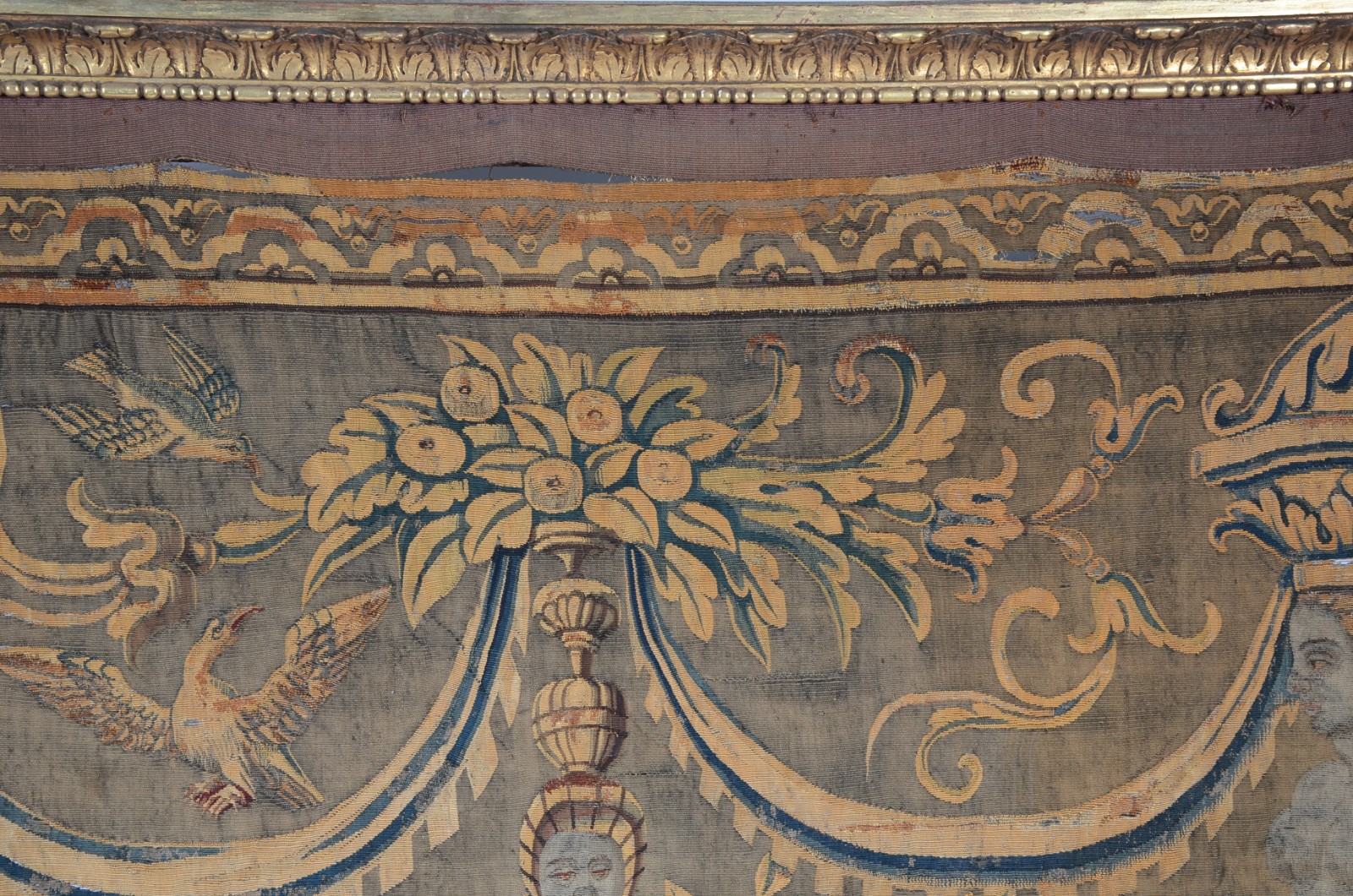 Tapeçaria, provavelmente italiana, decorada em estilo renascentista... - foto 6 de 9