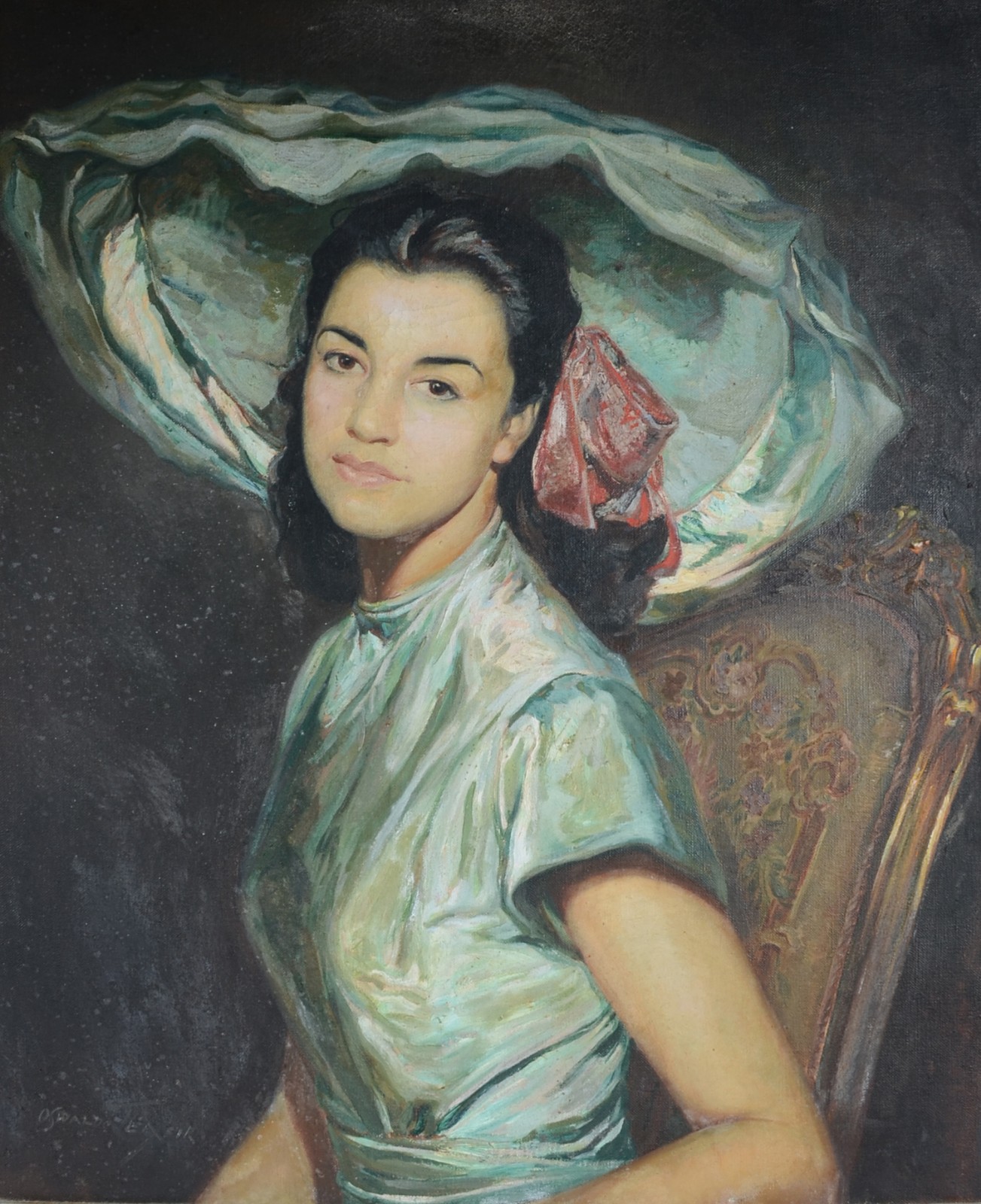 Oswaldo Teixeira (1905-1974), Moça com chapéu - foto 1 de 4