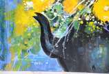 Ney Tecídio (1929-1), A Luz Nas Flores - Óleo sobre eucatex. Datado 2024.