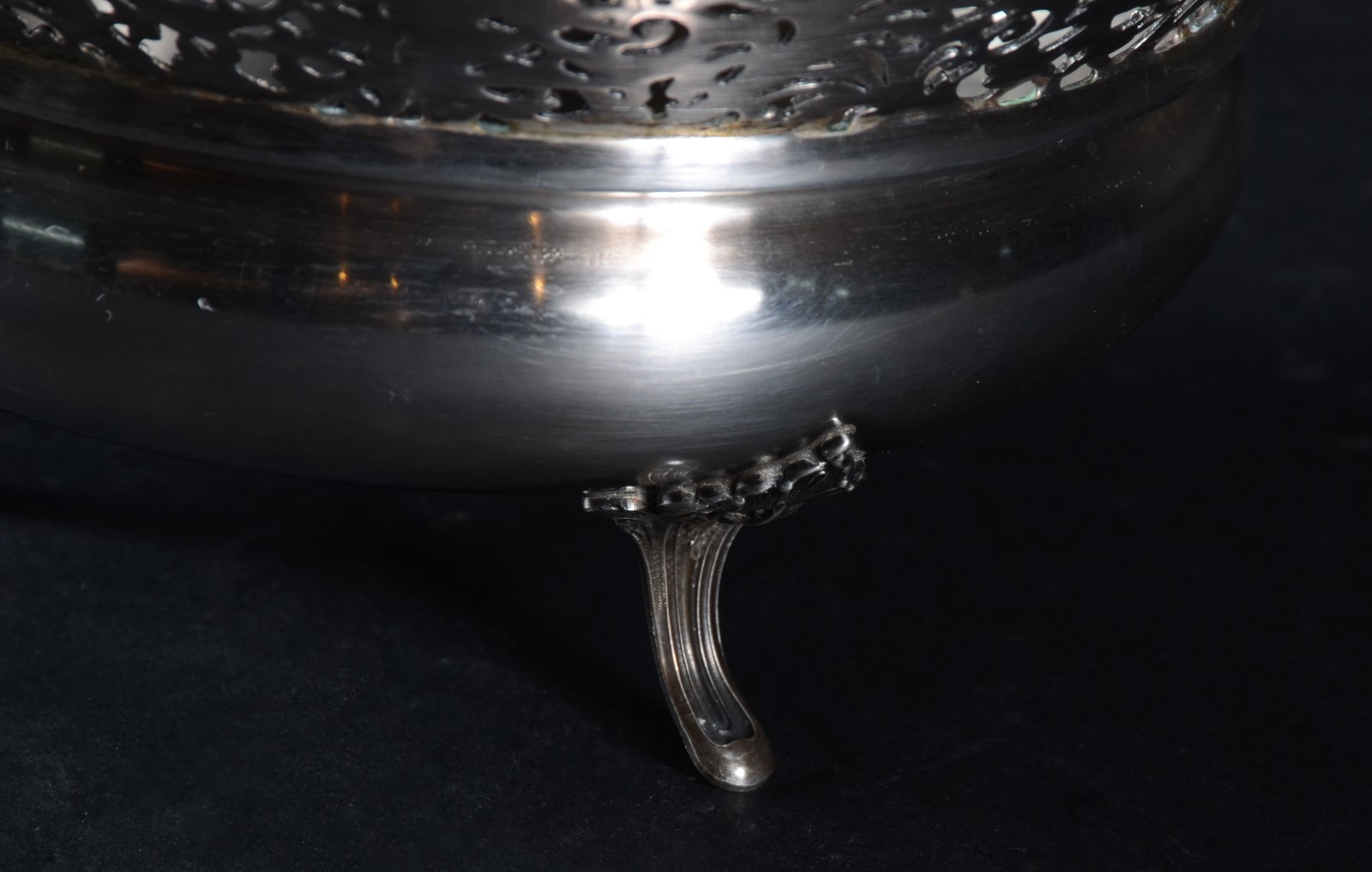 Bowl com borda vazada de prata contraste 925 mls. Peso da prata: 350... - foto 4 de 4