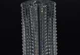 Conjunto de licoreira e 5 copinhos de cristal l... - Conjunto de licoreira e 5 copinhos de cristal lapidado.