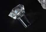 Conjunto de licoreira e 5 copinhos de cristal l... - Conjunto de licoreira e 5 copinhos de cristal lapidado.