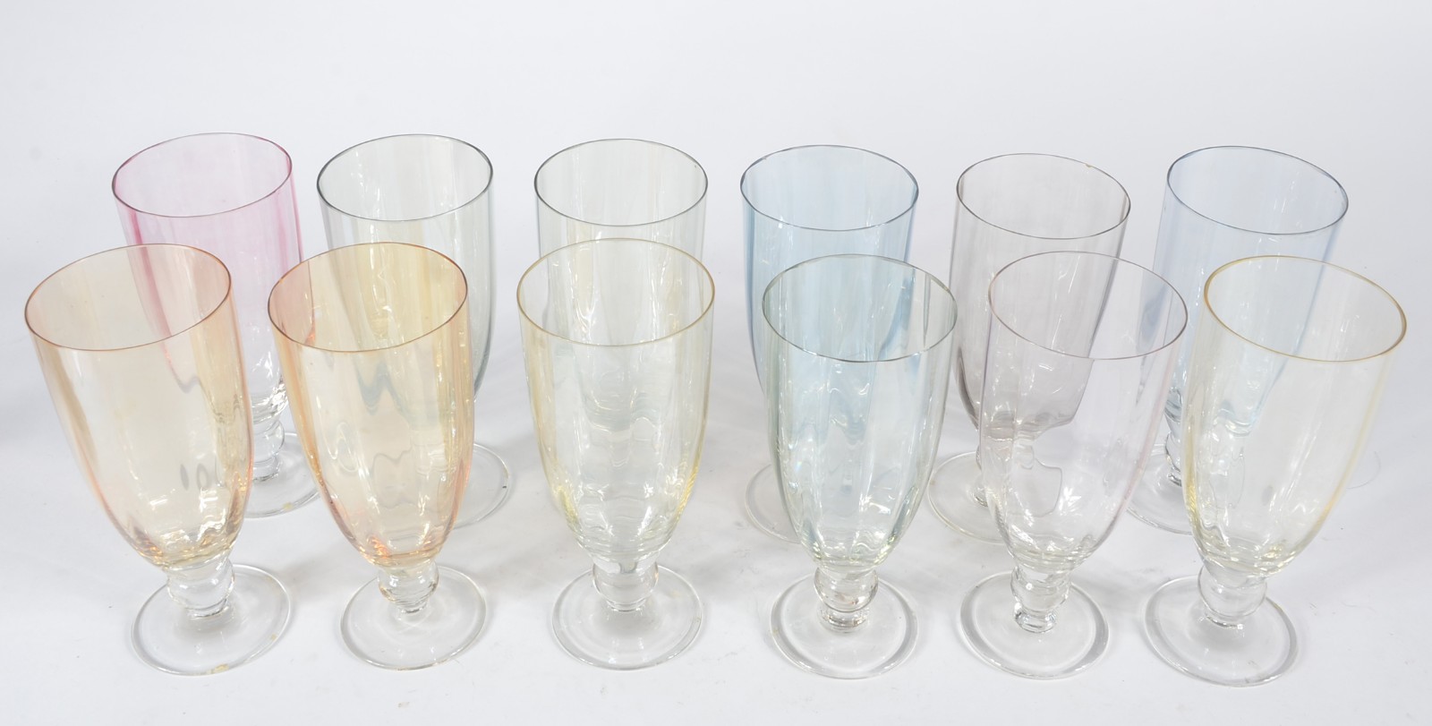 Conjunto com 12 copos altos de cristal furtacor. - foto 2 de 3