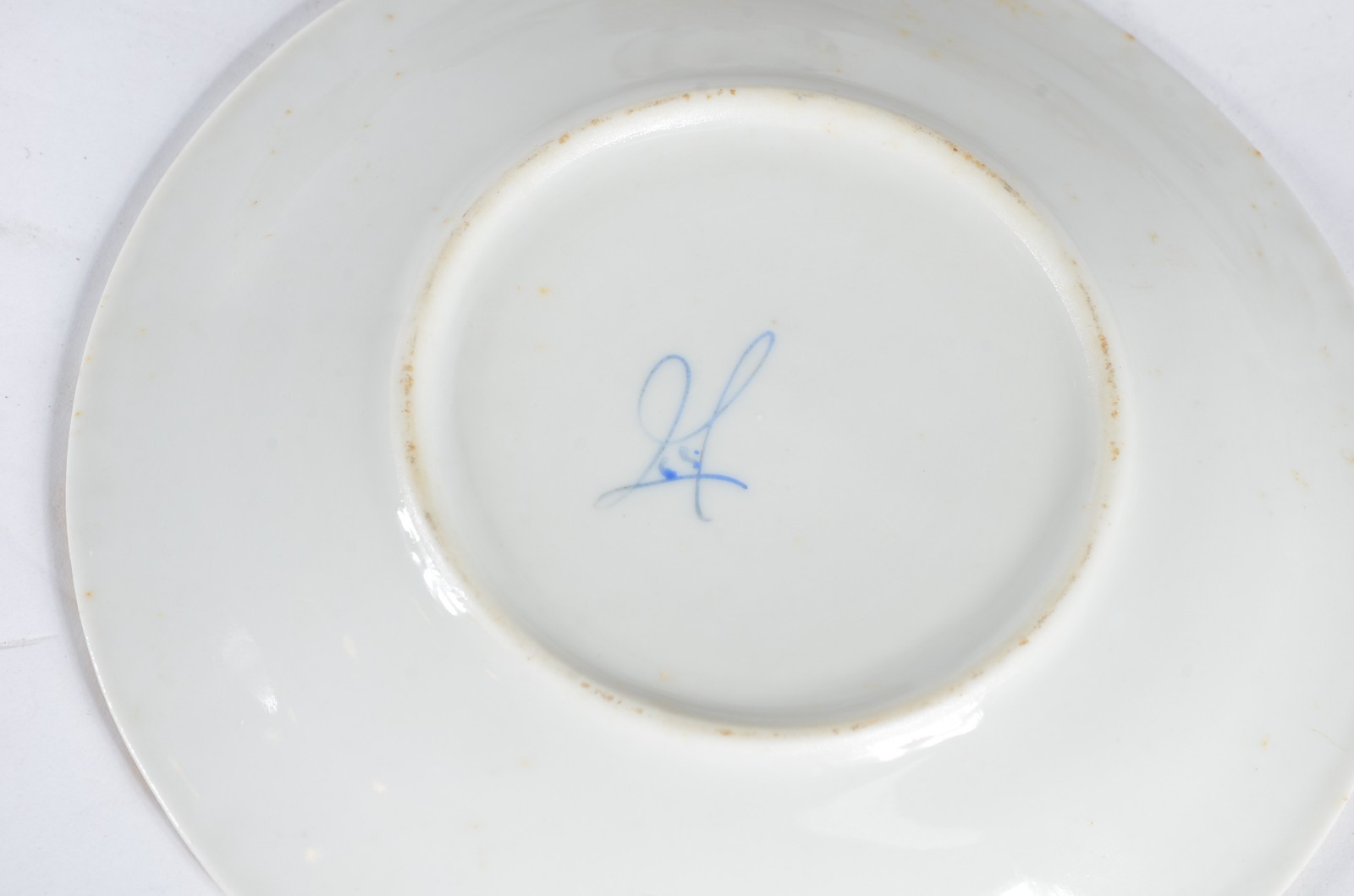 Conjunto de chá de porcelana francesa, decoração floral em policromia... - foto 6 de 7