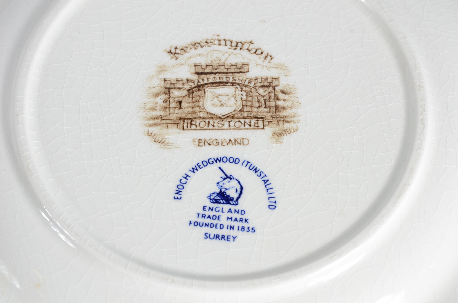 Parte de serviço de faiança inglesa Kensington Ironstone, decorado em... - foto 5 de 6