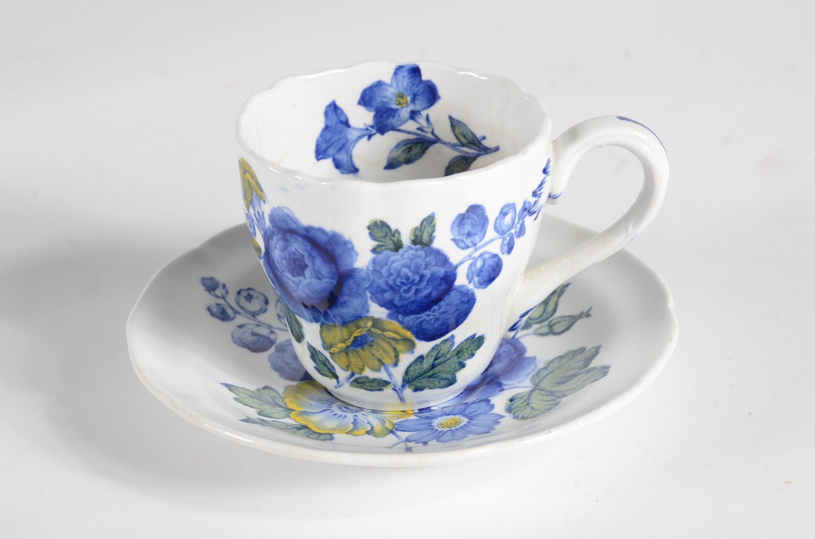 Aparelho de jantar e café de faiança inglesa Copeland - "Blue... - foto 4 de 8