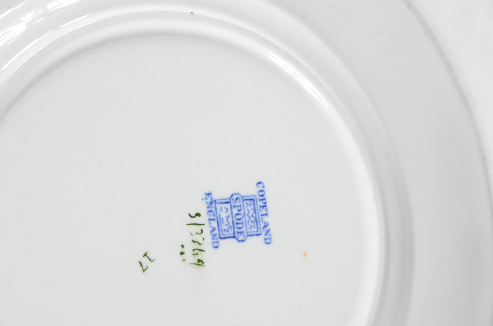 Aparelho de jantar e café de faiança inglesa Copeland - "Blue... - foto 7 de 8