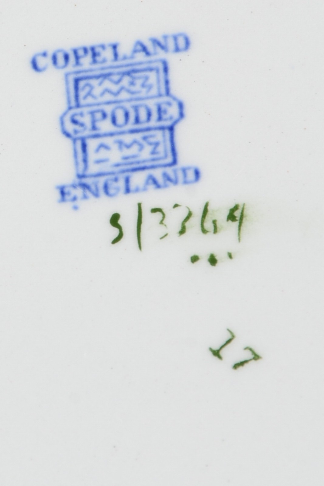 Aparelho de jantar e café de faiança inglesa Copeland - "Blue... - foto 8 de 8