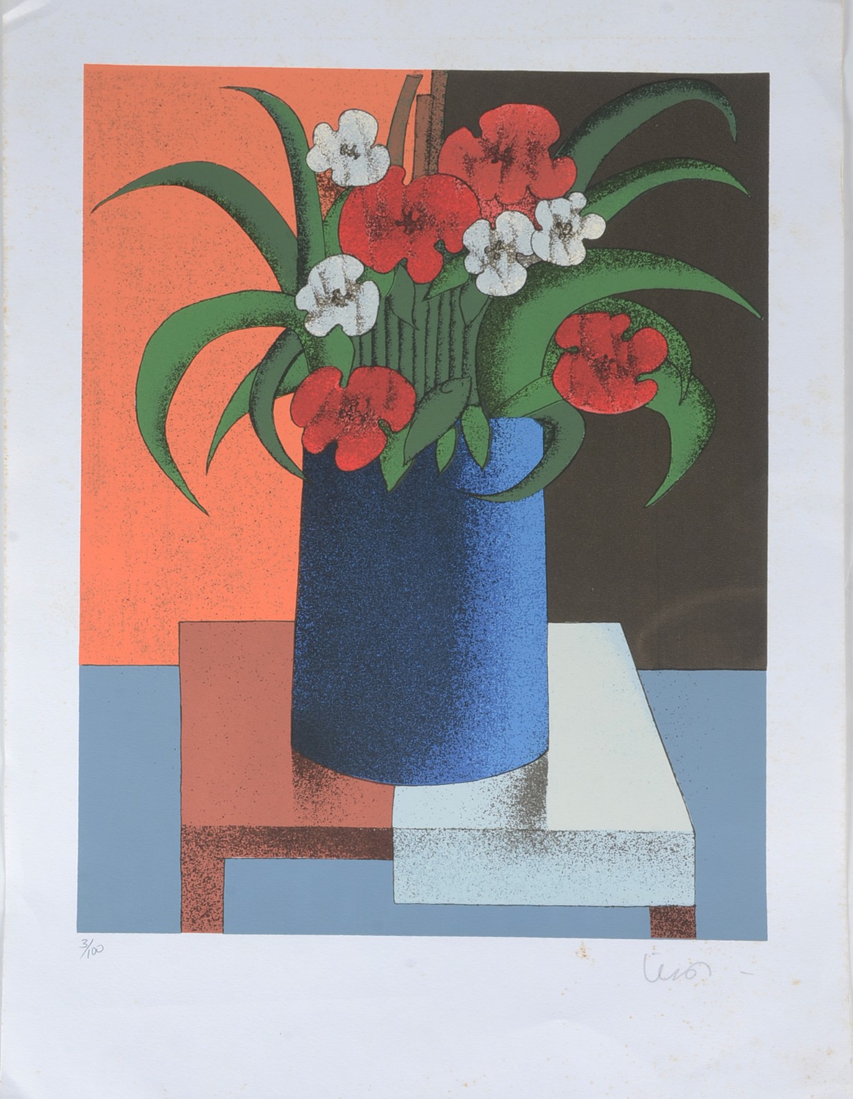 Inos Corradin (1929-2025), Vaso de Flores - foto 1 de 3
