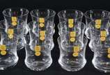 Strauss (1983),  - Conjunto com 12 copos de cristal Strauss para Whisky.