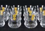 Strauss (1983),  - Conjunto com 12 copos de cristal Strauss para Whisky.