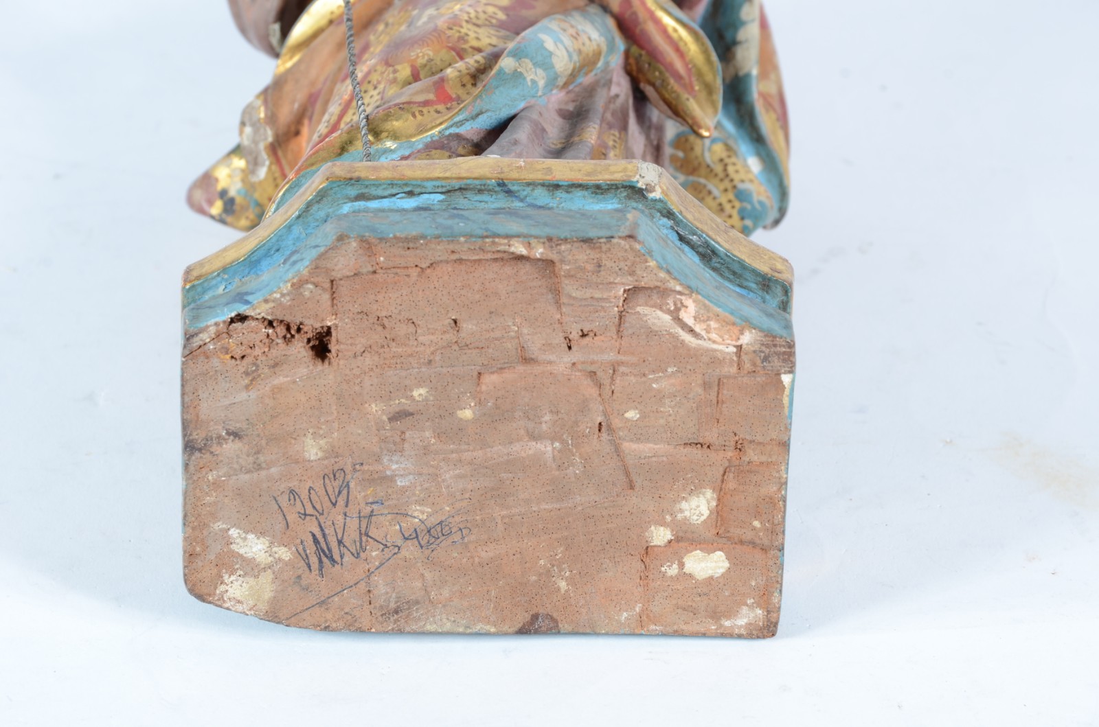 São José com menino - Imagem de madeira policromada e dourada... - foto 6 de 7