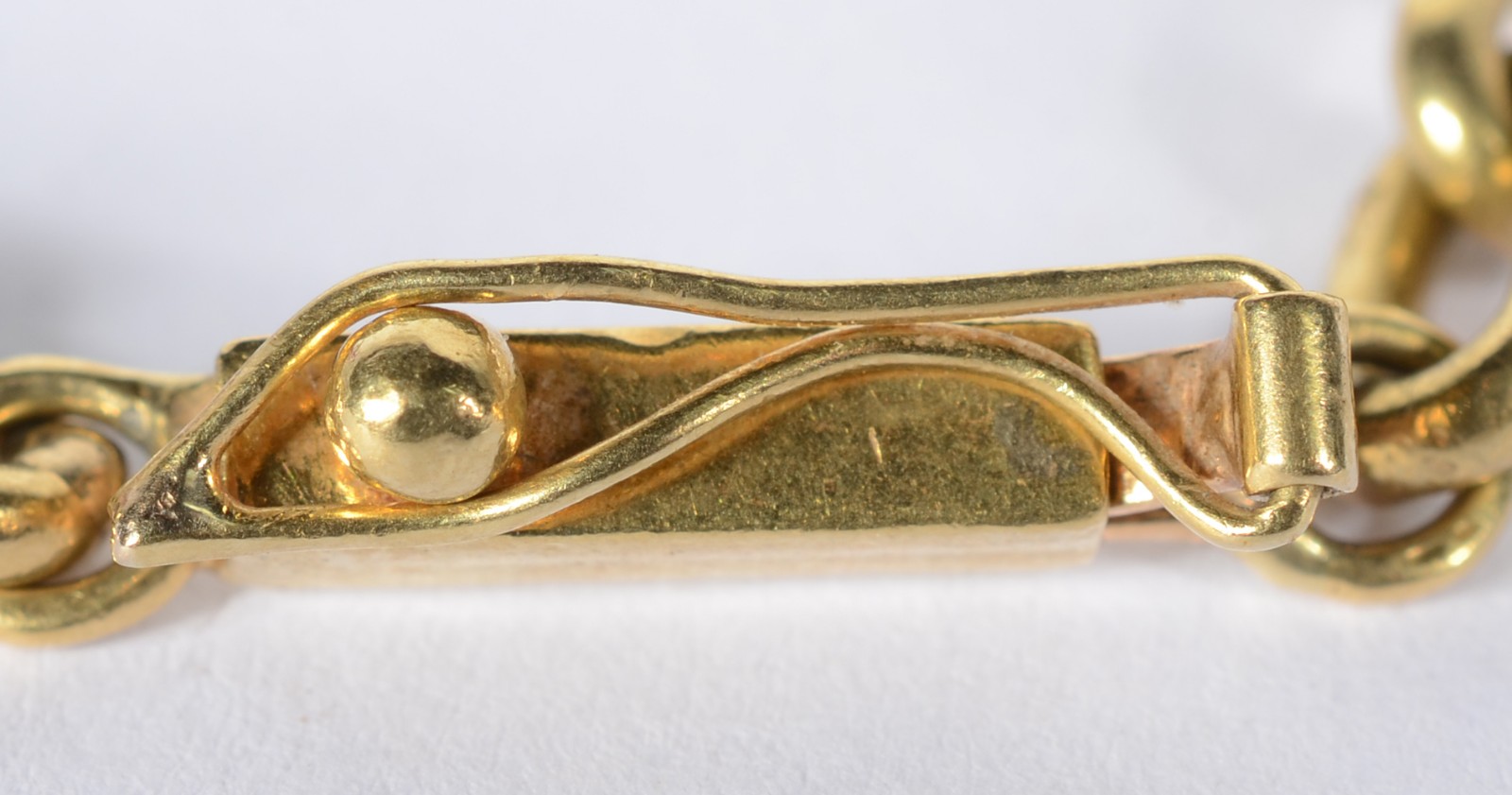 Colar de ouro 18 k., elos portugueses. (Por motivos de segurança a... - foto 3 de 3