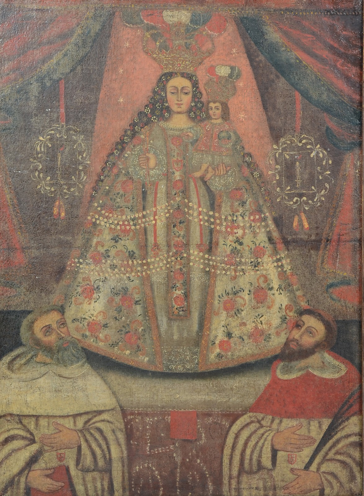 Escola Cusquenha (1538), Nossa Senhora da Candelária com menino - foto 1 de 3