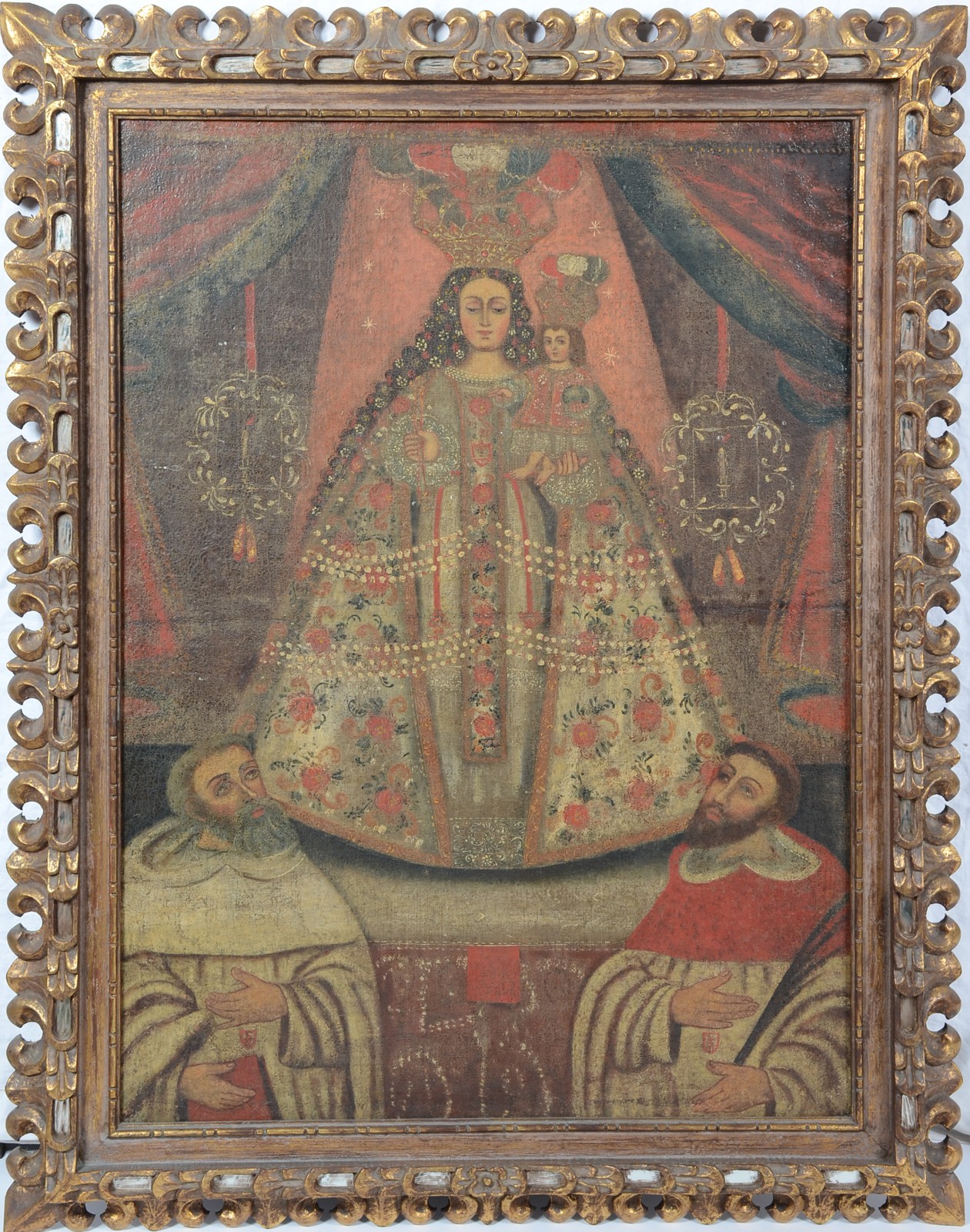 Escola Cusquenha (1538), Nossa Senhora da Candelária com menino - foto 2 de 3
