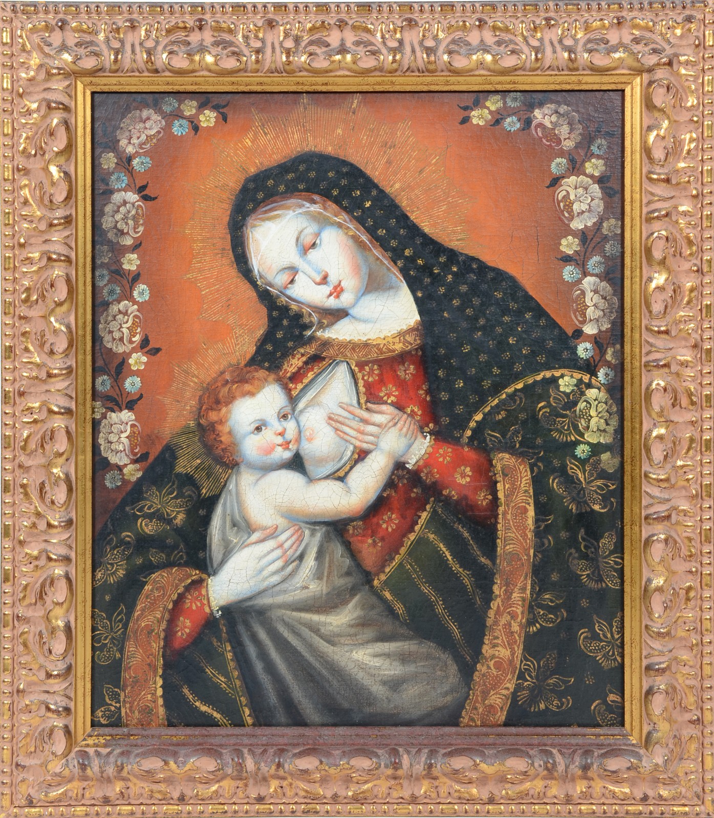 Escola Cusquenha (1538), Nossa Senhora com Menino - foto 2 de 3