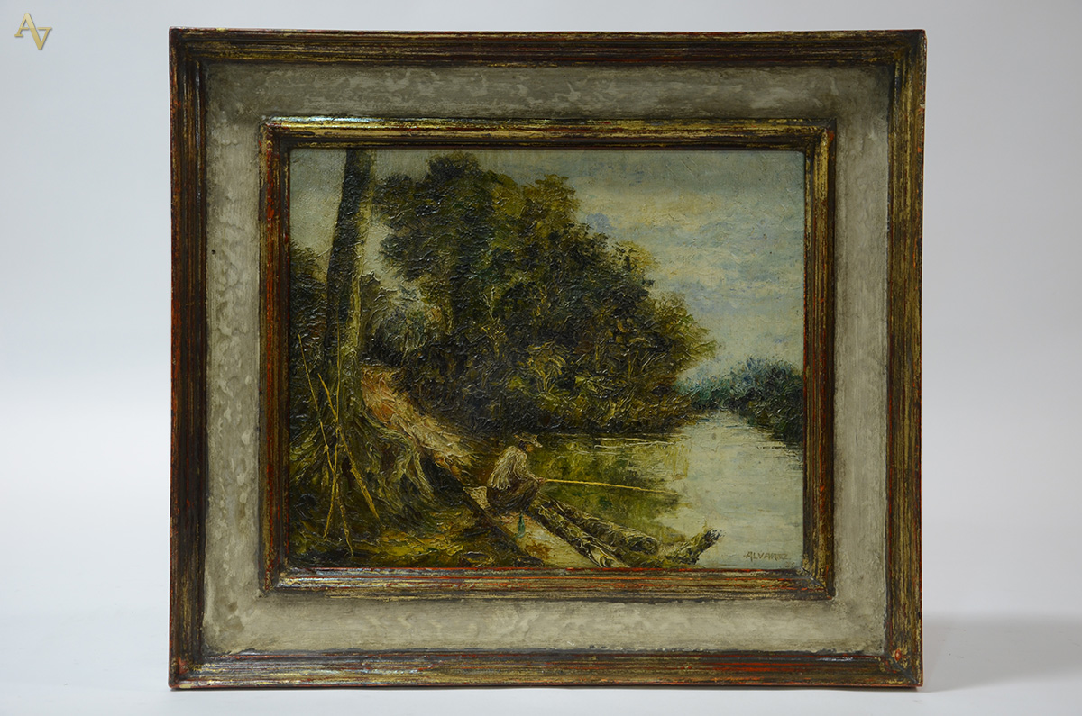 ALVAREZ (ESCOLA PORTUGUESA) - Pescador - osm - 42 x 50 - foto 1 de 3