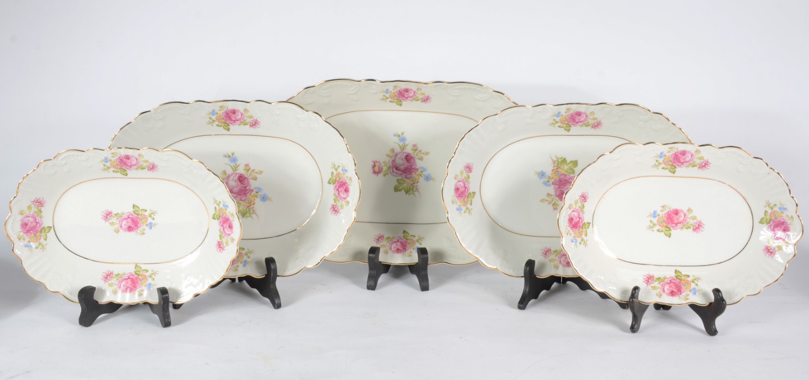 Aparelho de jantar de porcelana portuguesa CF Viana, na cor creme com... - foto 2 de 8