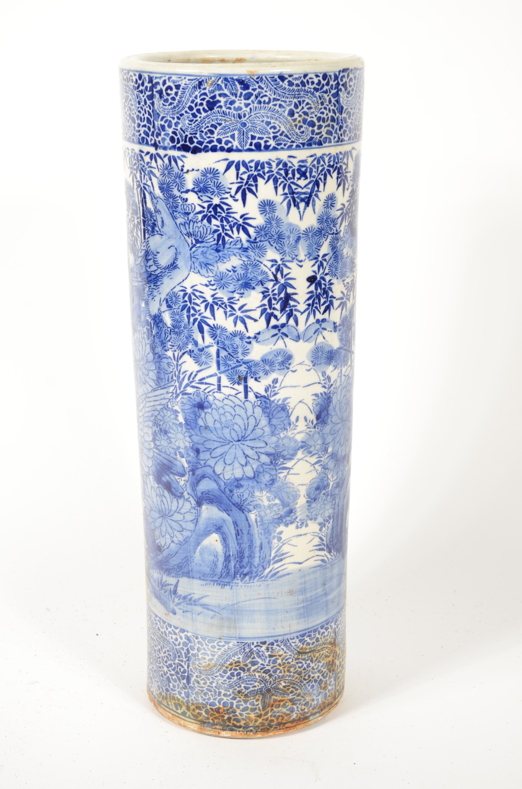 Bengaleiro de porcelana azul e branca (restaurado). - foto 4 de 6