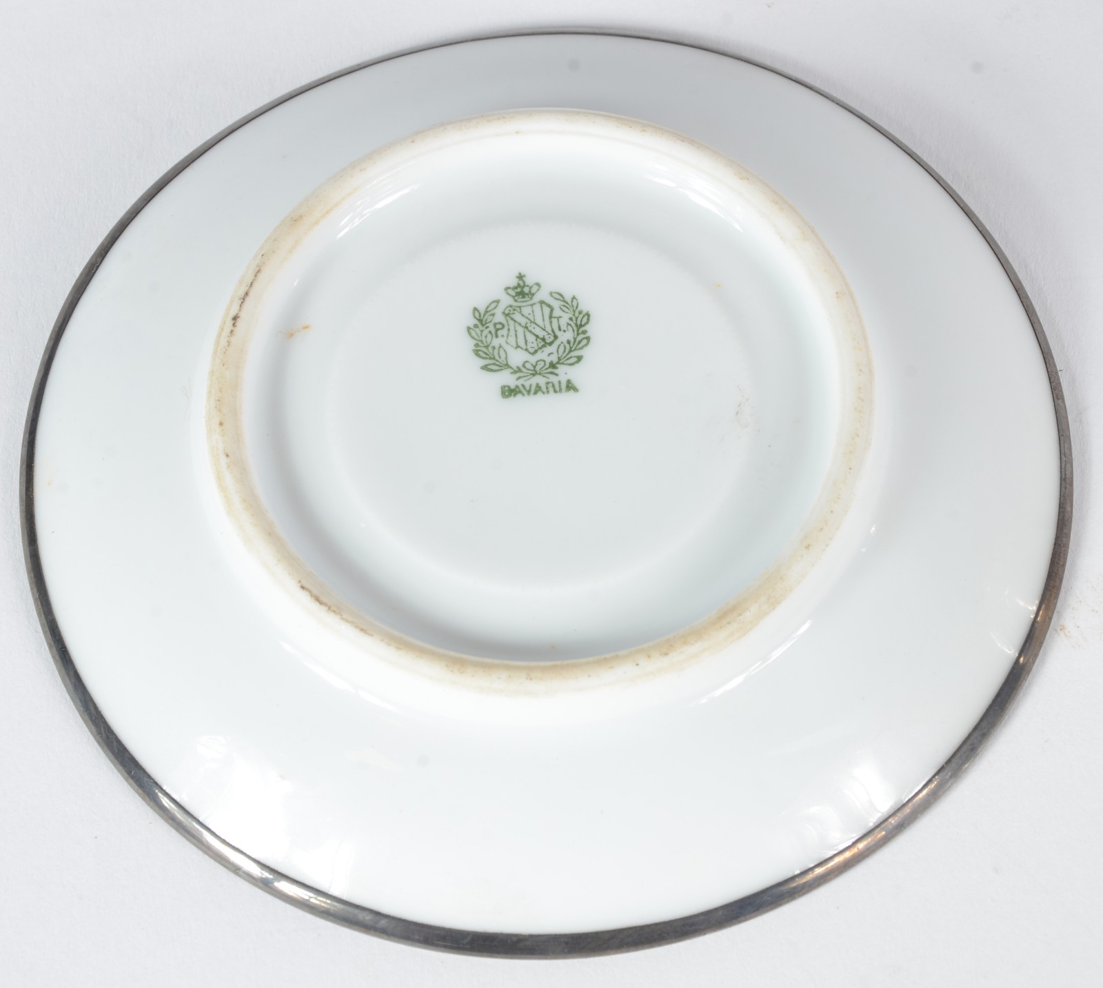 Conjunto com 6 xícaras de café de porcelana alemã da Bavaria decorada... - foto 4 de 5