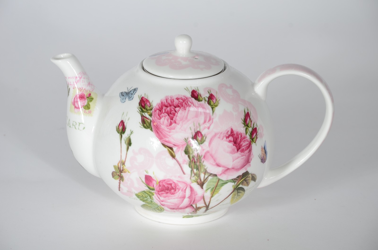 Diversas peças de porcelana, sendo: par de xícaras de chá com pires e... - foto 2 de 10