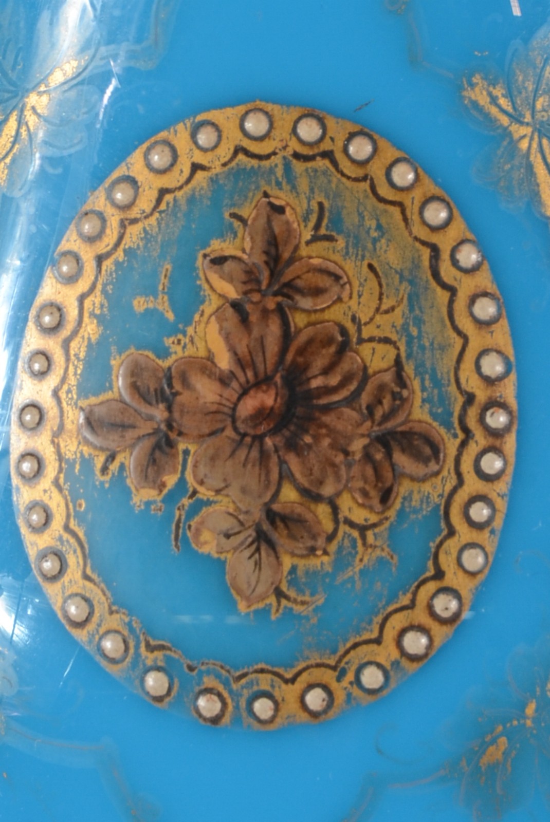 Par de belíssimos abatjoures franceses de opalina azul turquesa... - foto 5 de 9