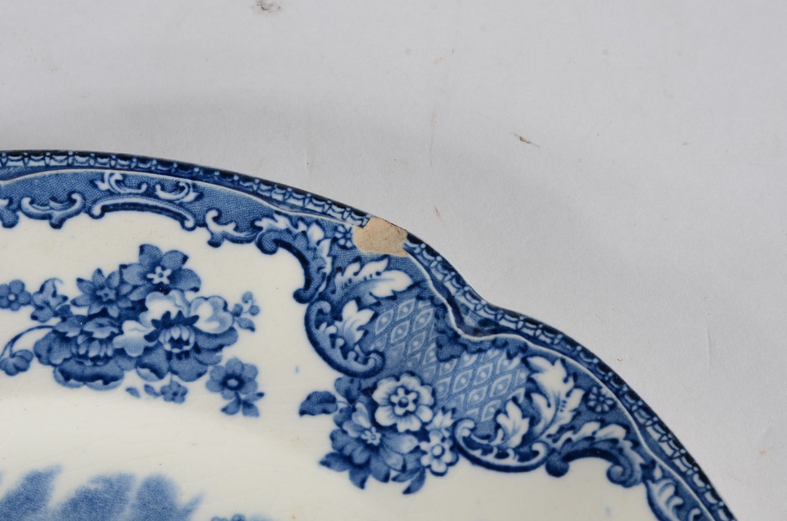 Diversas pratos de faiança inglesa azul e branca, várias decorações... - foto 7 de 11
