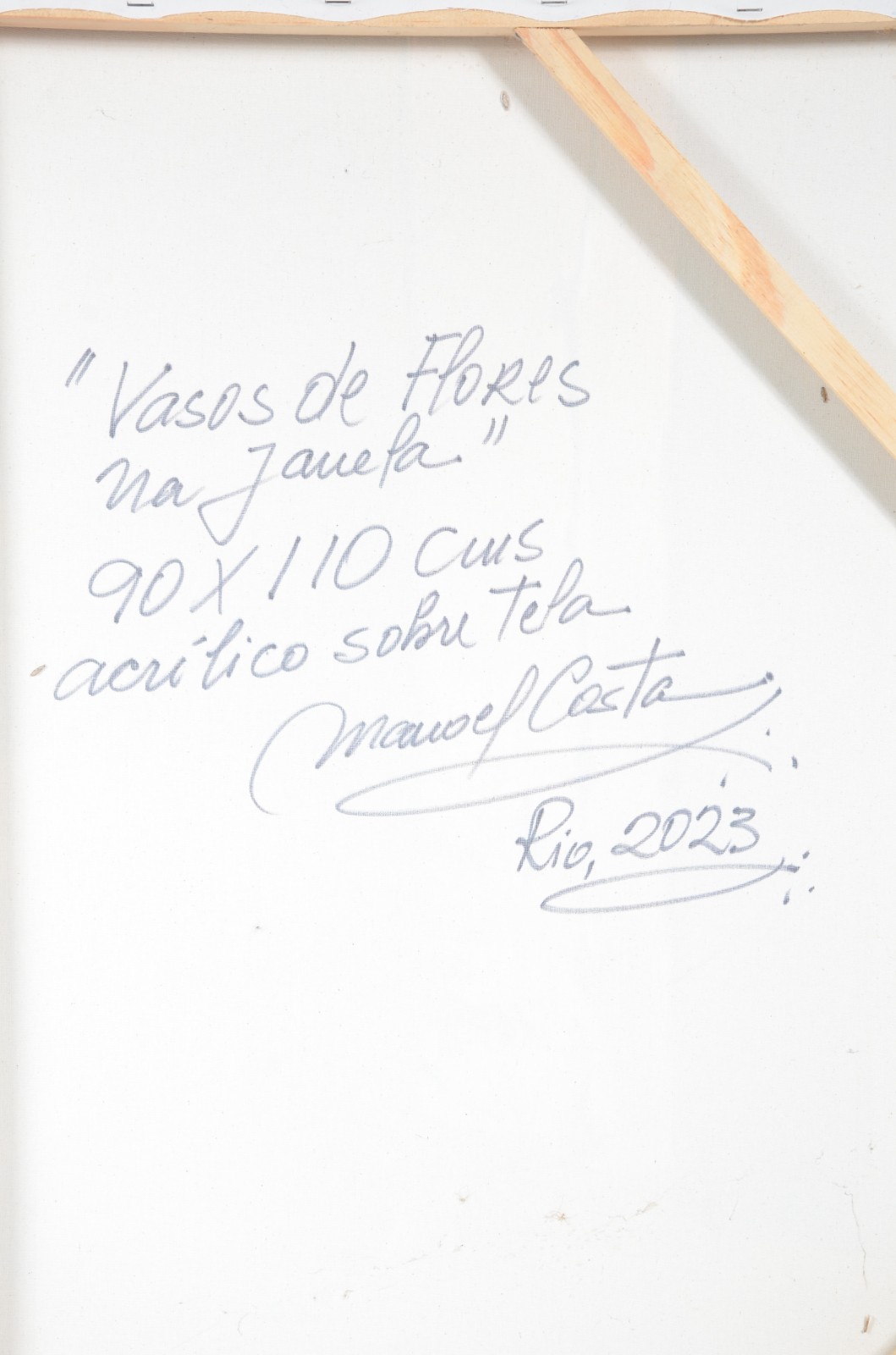 Manoel Costa (1943), Vaso de flores na janela - foto 4 de 4