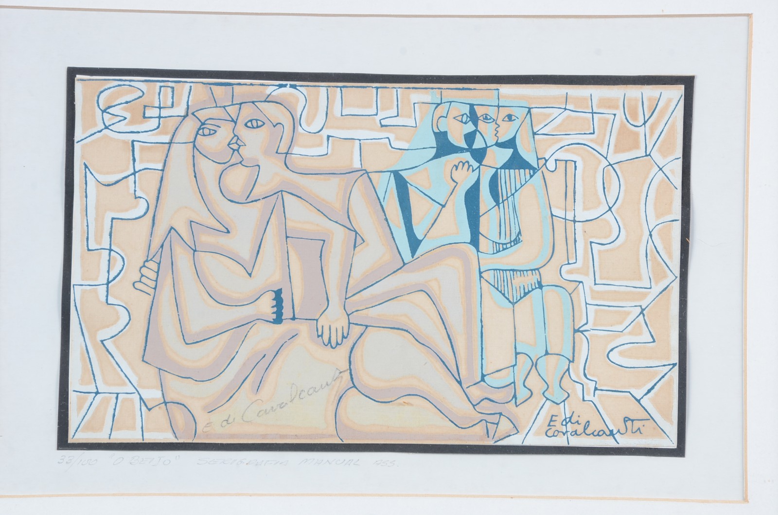 Di Cavalcanti (1897-1976), O Beijo - foto 2 de 5