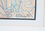 Di Cavalcanti (1897-1976), O Beijo - Serigrafia manual. Tiragem 33/100. Assinada.