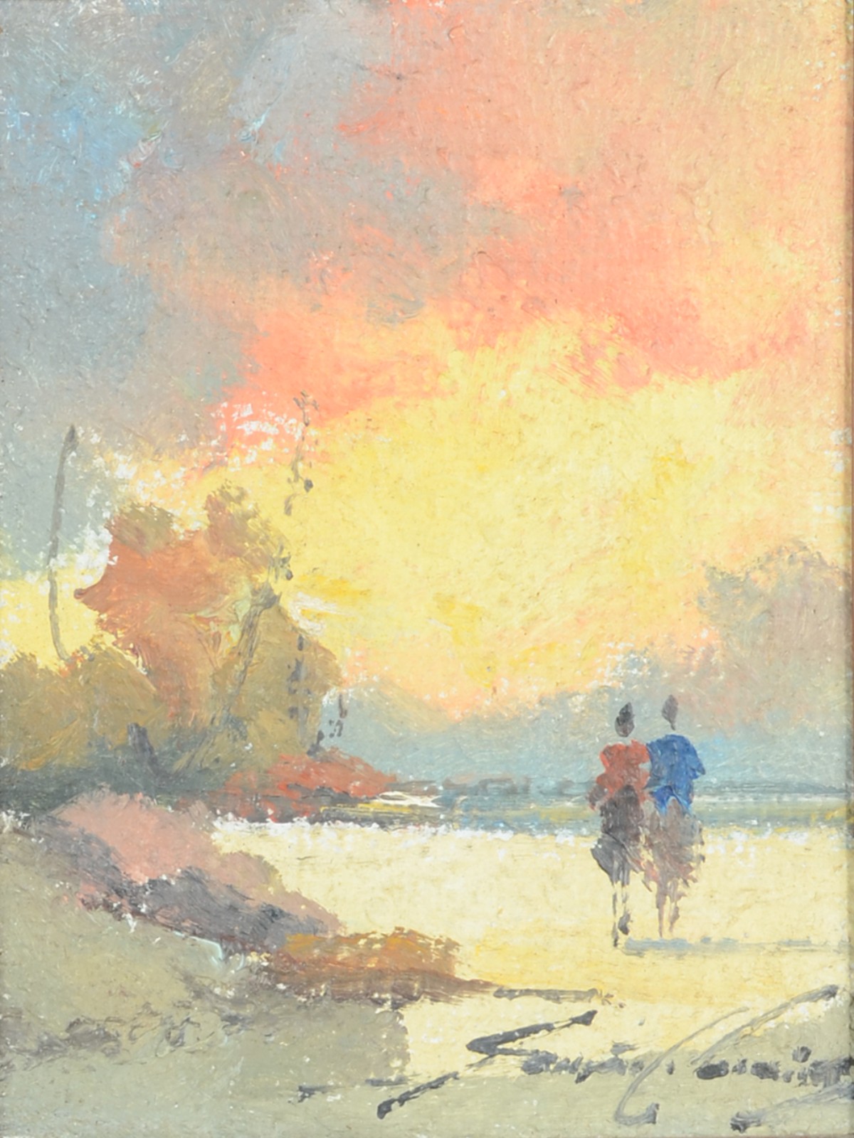 Sansão Pereira (1919-2014), Praia com figuras - foto 1 de 4