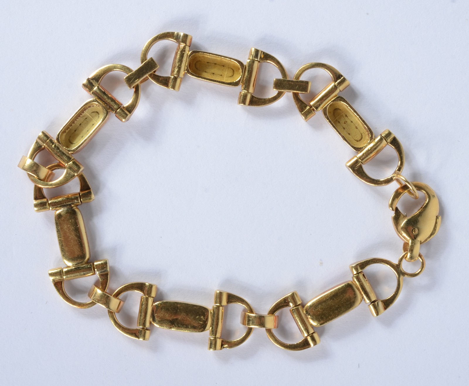 Pulseira de ouro 18 k. (Por motivos de segurança a peça não se... - foto 1 de 3